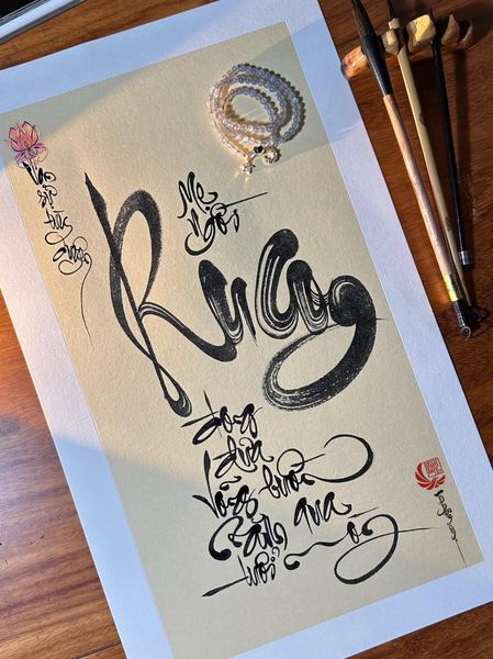 Giấy xuyến chỉ bồi sẵn