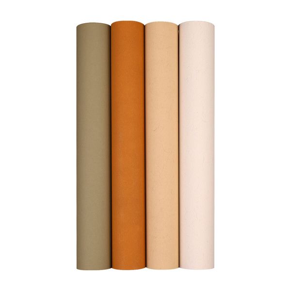 Giấy xuyến chỉ cao cấp màu vân sợi đay - Set 10 tờ 69x138cm