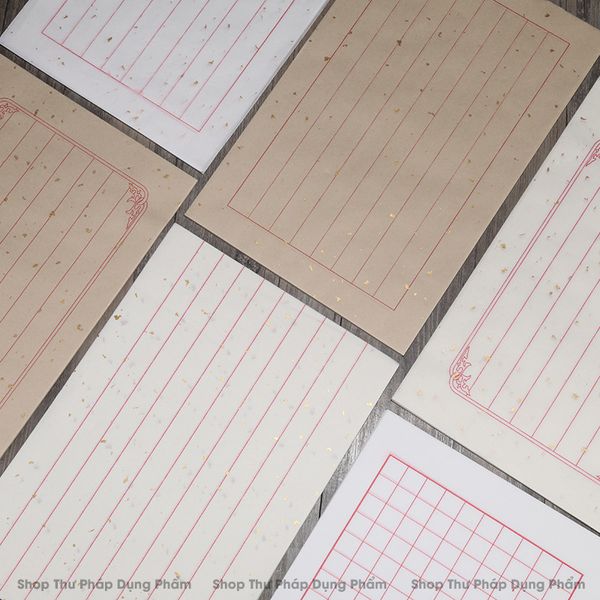 Giấy xuyến chín viết thư pháp bút máy, bút cứng