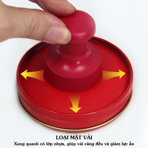 Mực ấn đóng dấu ấn triện hộp sắt