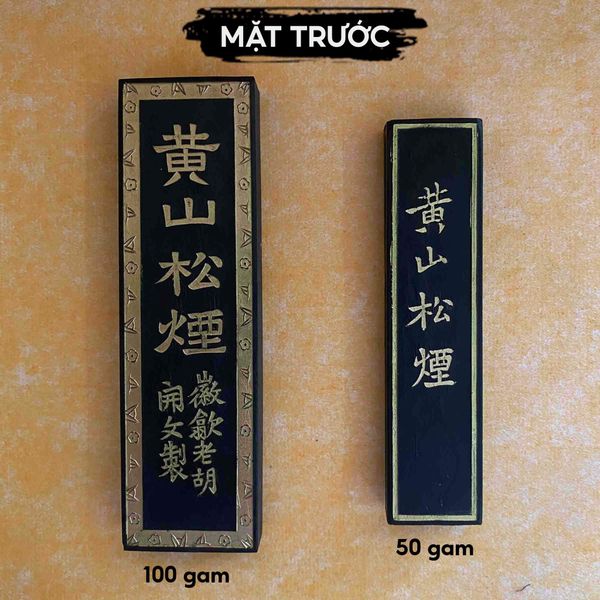 Mực thỏi mực tàu viết thư pháp hoàng sơn tùng yên