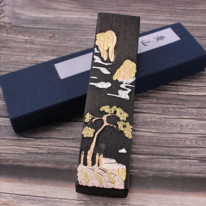 Mực thỏi mực tàu viết thư pháp hoàng sơn tùng yên