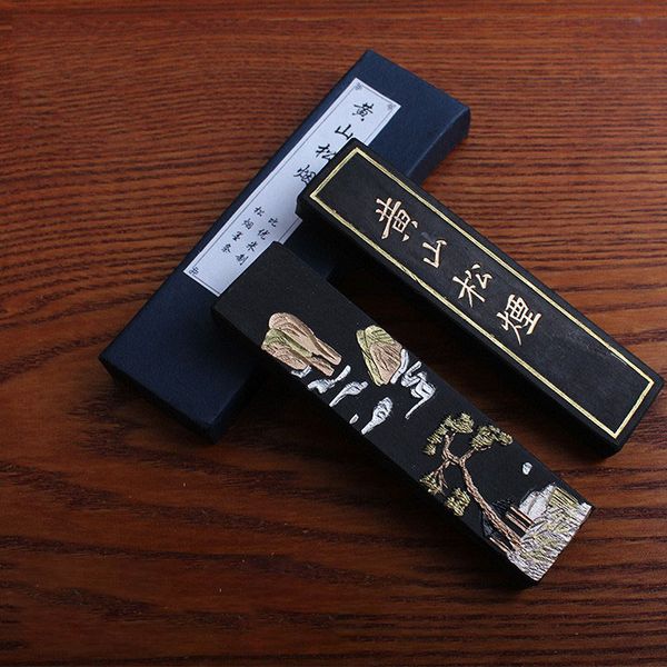 Mực thỏi mực tàu viết thư pháp hoàng sơn tùng yên