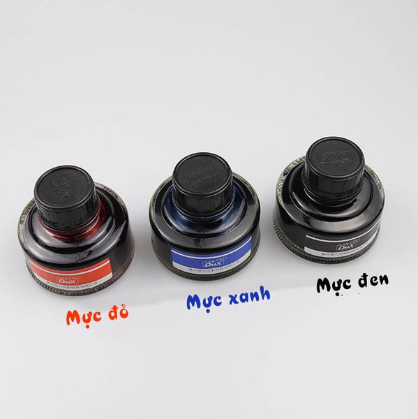Lọ mực, chai mực viết bút máy, mực viết thư pháp