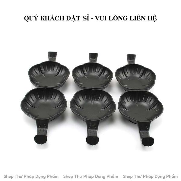 Nghiên mực đĩa đựng mực kết hợp gác bút