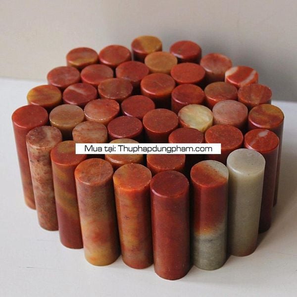 Phôi đá triết giang hồng thạch, phôi khắc ấn chương triện khắc