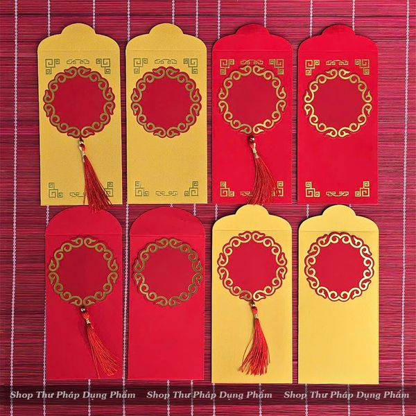 Phôi lì xì viết thư pháp