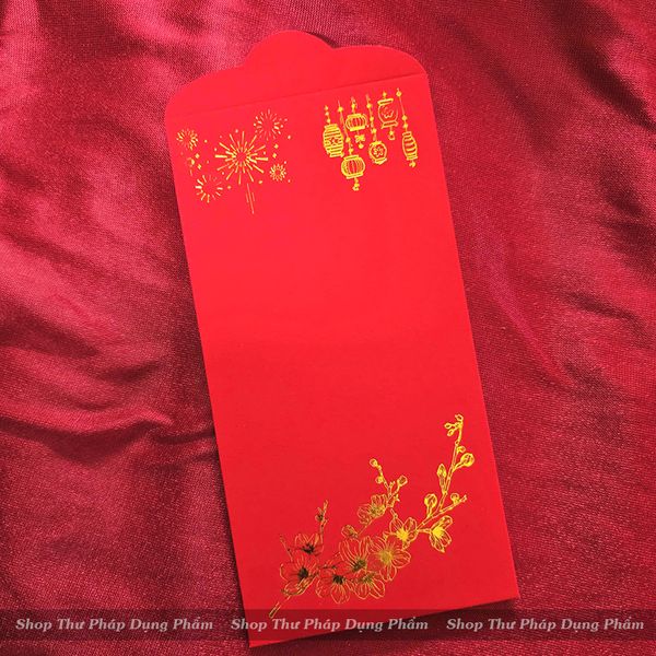 Phôi lì xì viết thư pháp