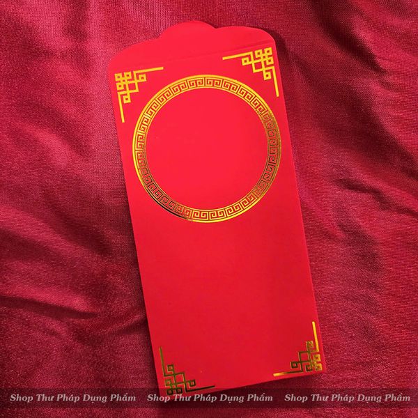 Phôi lì xì viết thư pháp