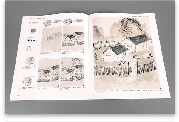 Sách hướng dẫn vẽ tranh sơn thủy Quốc họa nhập môn