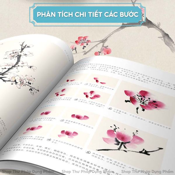 Sách dạy vẽ tranh thủy mặc kỹ pháp nhập môn
