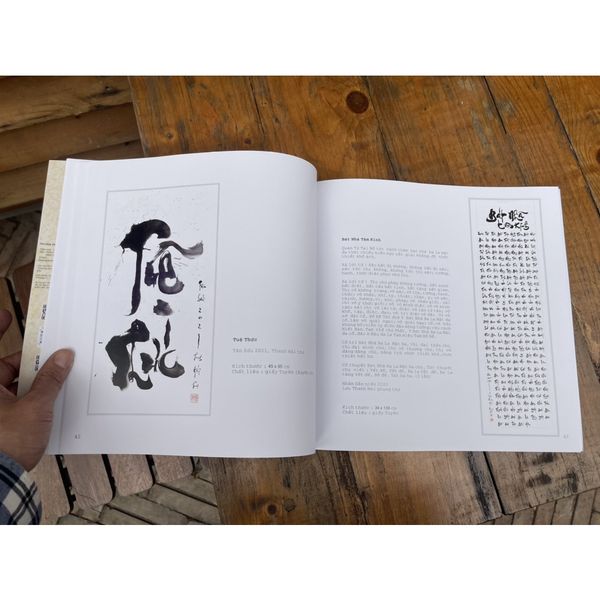 Sách thư pháp tâm họa