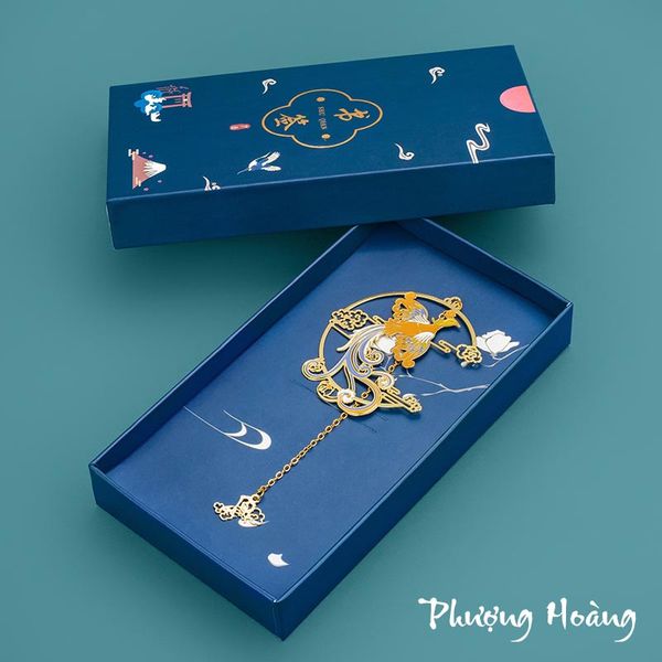 Thẻ dấu trang, bookmark mạ vàng