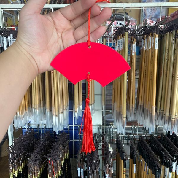 Thẻ treo trang trí hình đèn lồng hình quạt