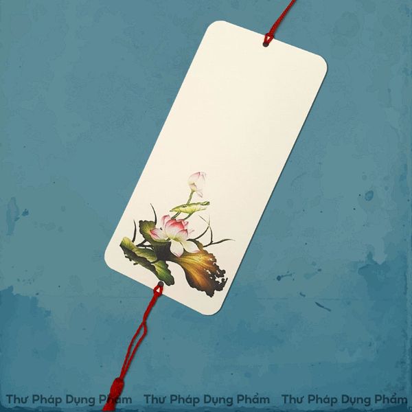 Thẻ treo trang trí in tranh viết thư pháp