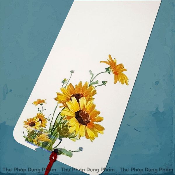 Thẻ treo trang trí in tranh viết thư pháp