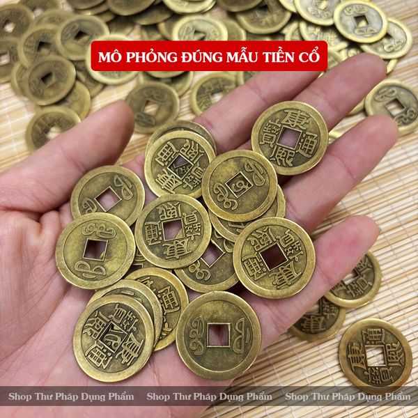 Đồng xu ngũ đế gieo âm dương