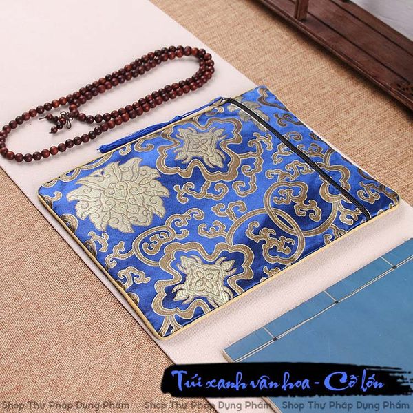 Mấu túi gấm nhỏ đựng bút