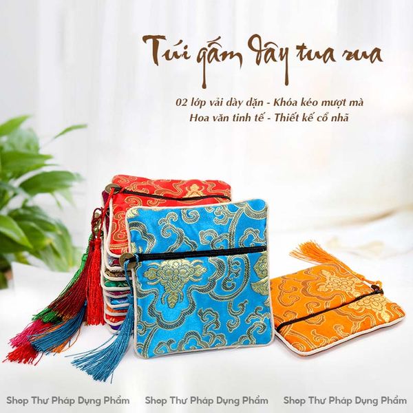 Túi gấm túi vải đựng đồ trang sức phong thủy
