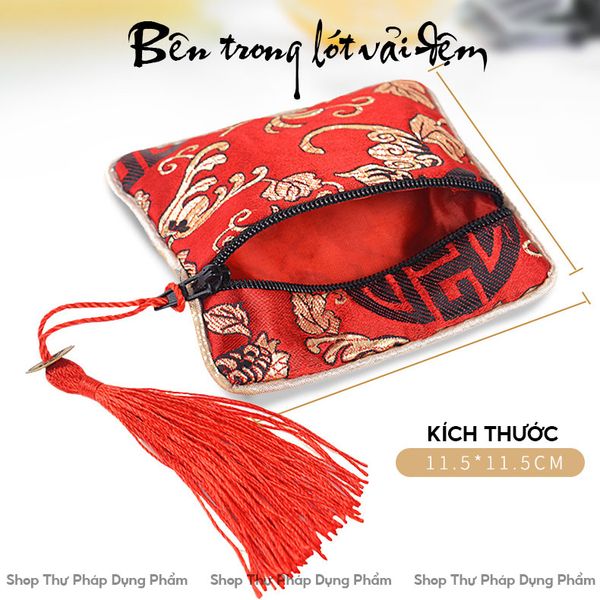 Túi gấm túi vải đựng đồ trang sức phong thủy