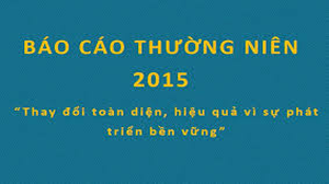 Báo cáo thường niên năm 2015