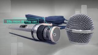 Micro có dây Platinum KS-5000 | Micro karaoke đến từ Philippines | Hotline 0816 39 37 39 | PKSH