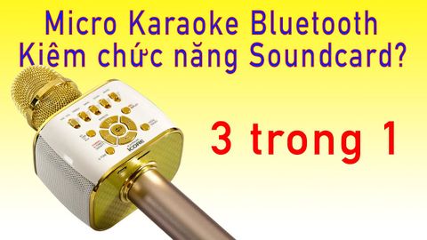 Micro karaoke kèm loa bluetooth iCore IC-M99