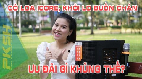 Loa kéo iCore i-10. Loa karaoke đáng lựa chọn cho bạn | Hotline 0816 39 37 39 | PKSH
