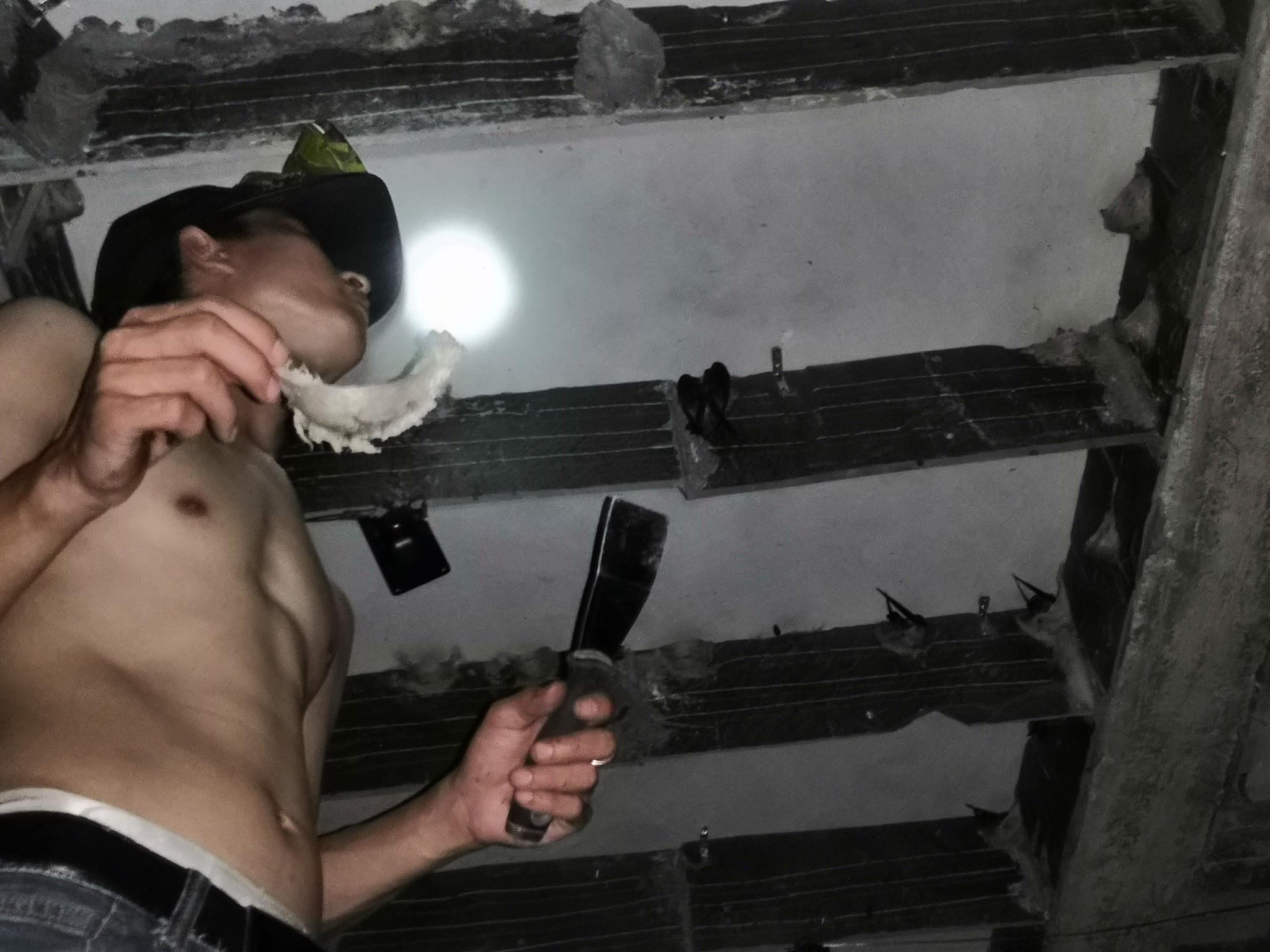 Khai thác tổ yến tại nhà Tấn Hưng Quảng Nam