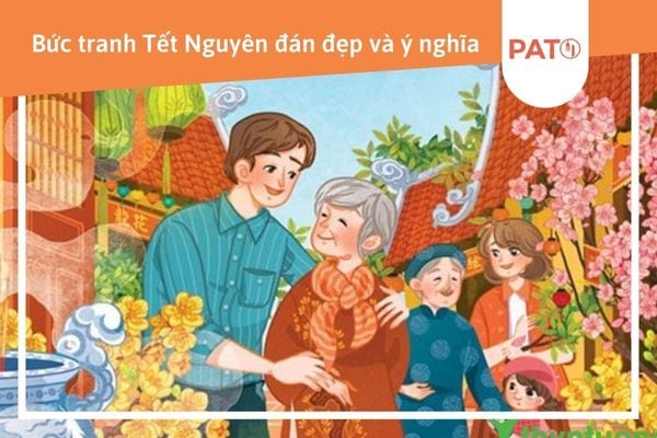 Gợi ý cách vẽ những bức tranh Tết Nguyên đán đẹp và ý nghĩa