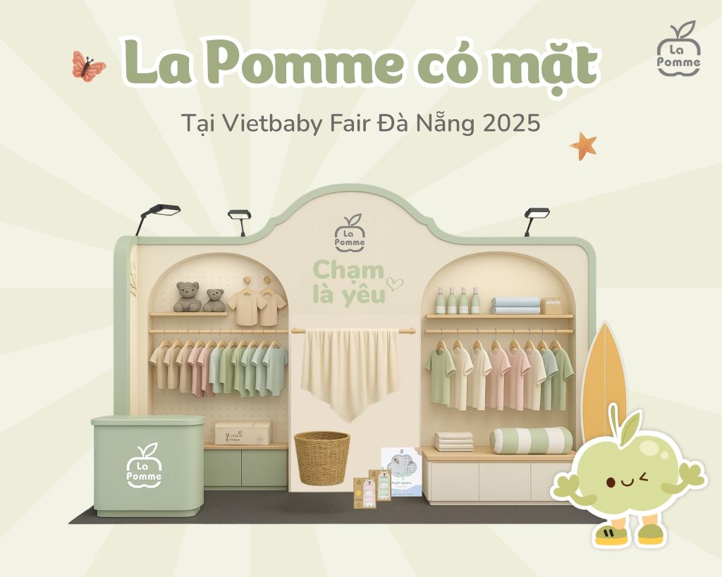 La Pomme chính thức có mặt tại Vietbaby Fair Đà Nẵng 2025
