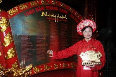 Bà Phạm Thị Phương Liên được ghi danh trong bảng vàng danh giá