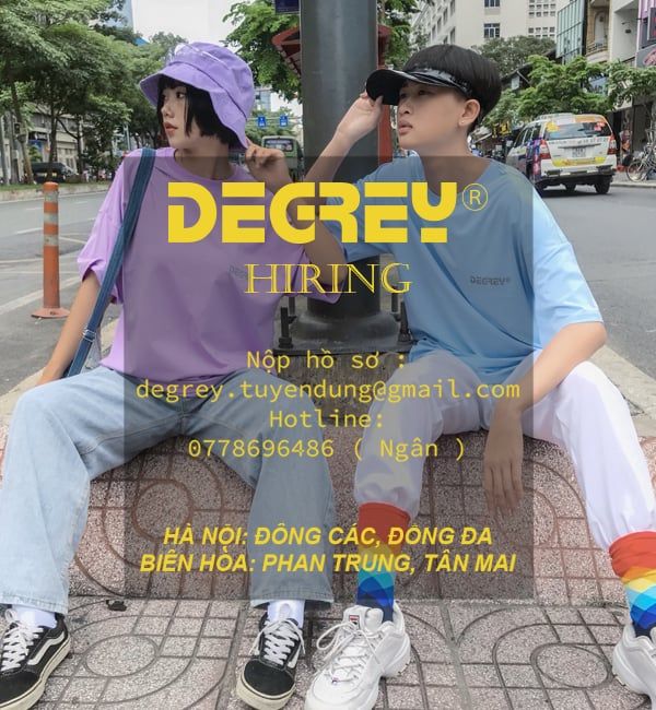 DEGREY TUYỂN DỤNG STAFF TẠI BIÊN HÒA - HÀ NỘI