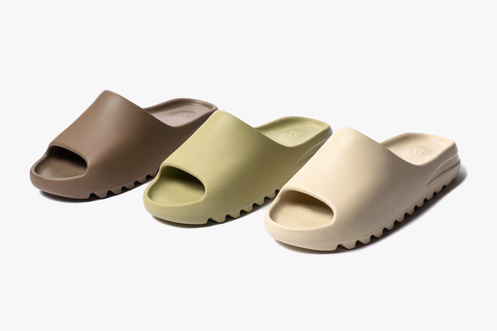 Olive green yeezys slides Clearance