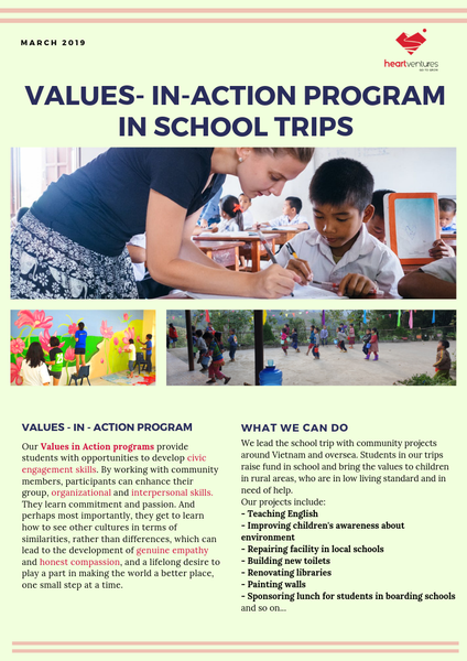 Values-in-Action Program in School trips