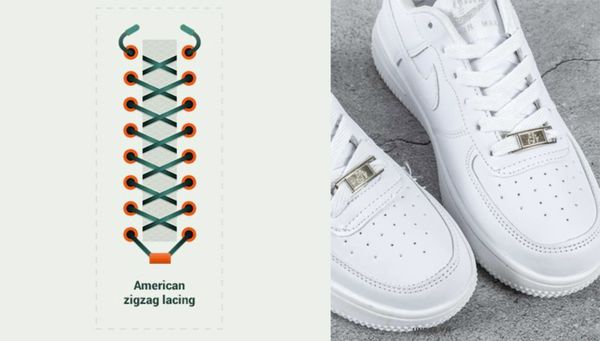 Buộc dây giày kiểu xương cá