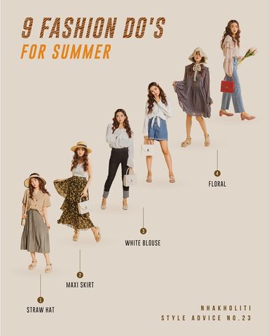9 FASHION DO'S FOR SUMMER