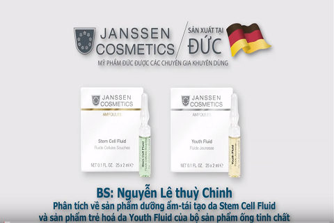 Phân tích về sản phẩm dưỡng ẩm-tái tạo da Stem Cell Fluid và sản phẩm trẻ hoá da Youth Fluid