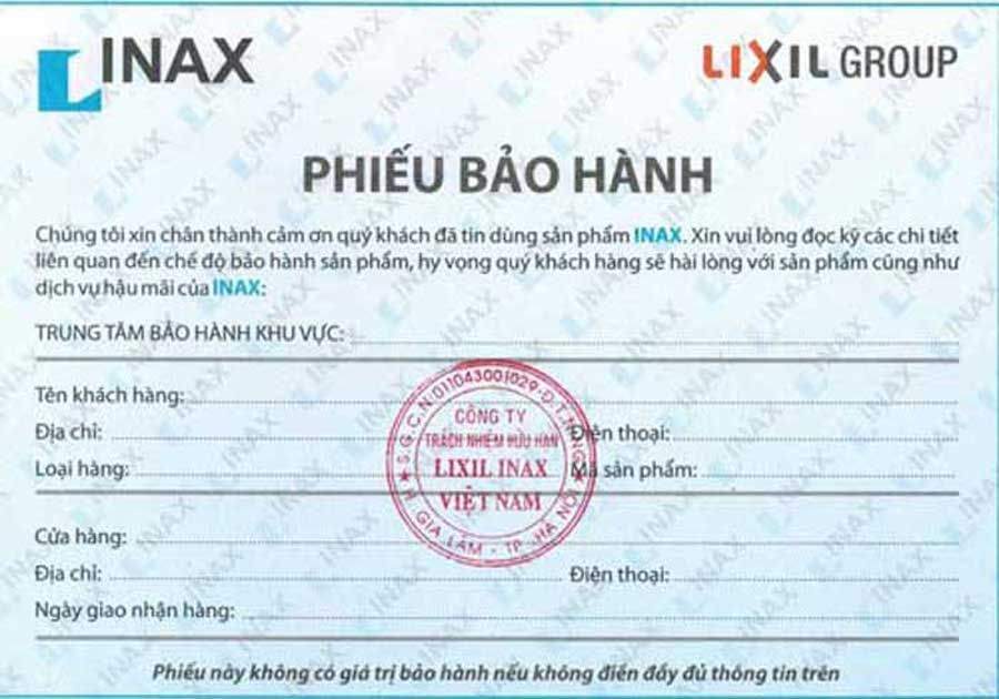 Chính sách bảo hành Chính sách bảo hành