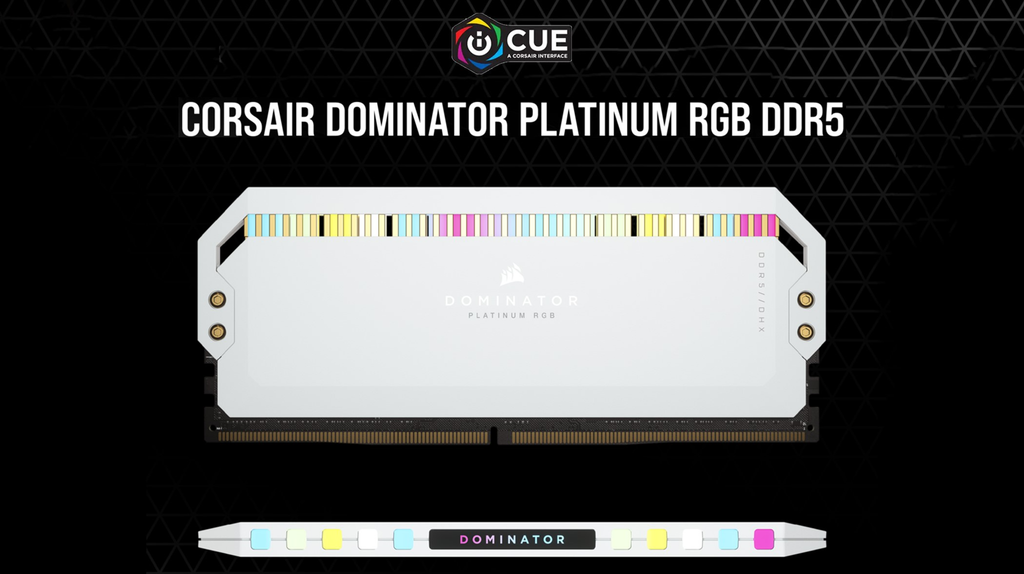 Ram Corsair Dominator Platinum RGB White 64GB(2x32GB) Bus 5600MHz DDR5 (CMT64GX5M2B5600C40W)