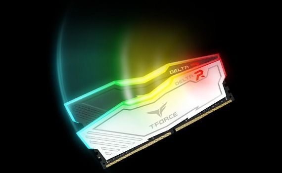 RAM TeamGroup T-Force Delta RGB 16GB DDR4 3600Mhz White 2