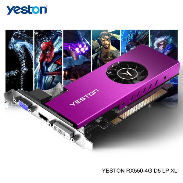 Card màn hình YESTON Radeon RX550 4GB D5