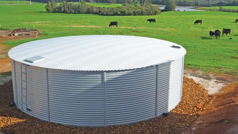 Linered Steel Water Tank