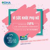 Quà tặng sức khỏe nhân dịp 20/10 tại DHA