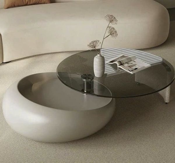 mẫu bàn trà sofa mặt đá đẹp mẫu 9