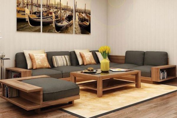 Mẫu bàn sofa gỗ tự nhiên đa dạng mẫu mã
