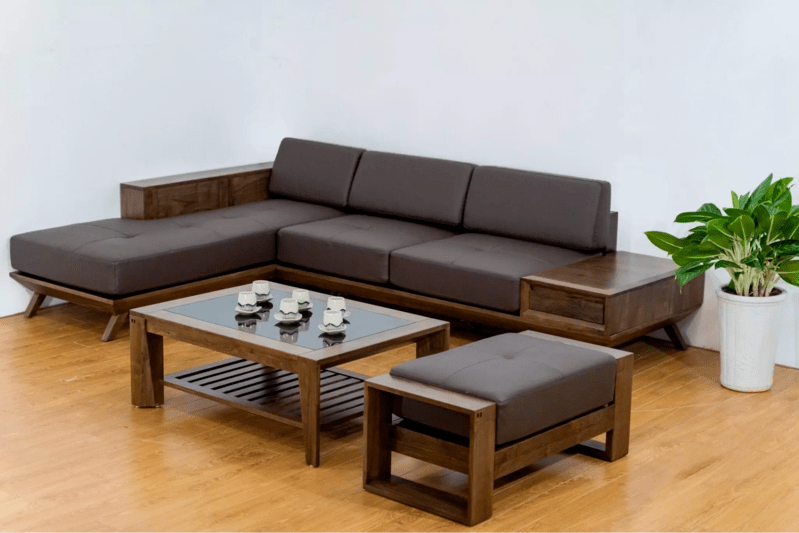 bộ ghế sofa gỗ giá rẻ