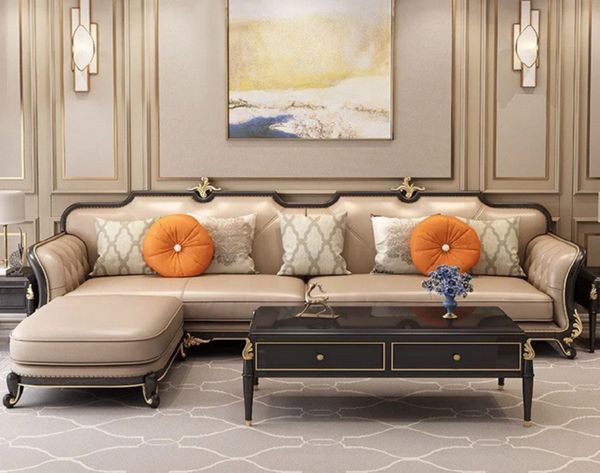 Sofa tân cổ điển với đường nét tinh tế đầy quyến rũ