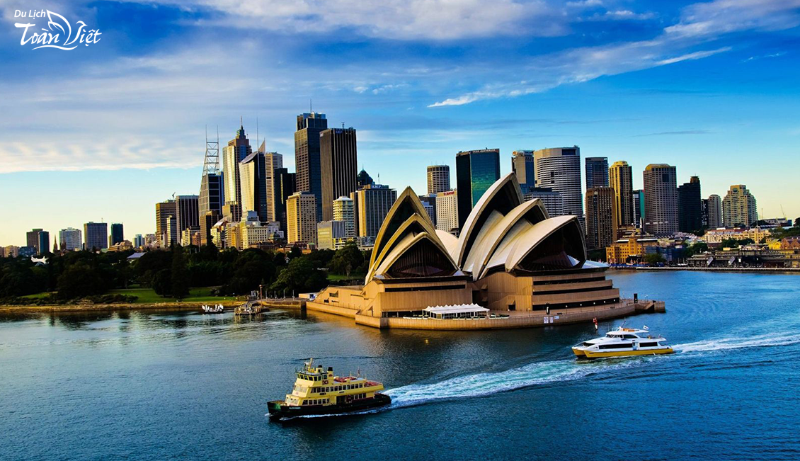 Du lịch Úc Sydney thăm quan nhà hát Con Sò