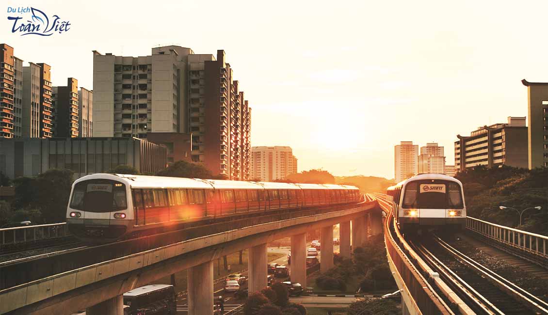 Tour du lịch Singapore hệ thống tàu điện ngầm MRT